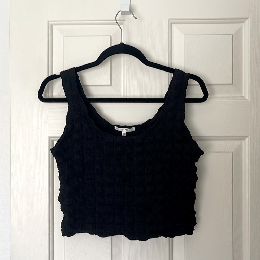 Women’s Black Crop Tank Top S: L